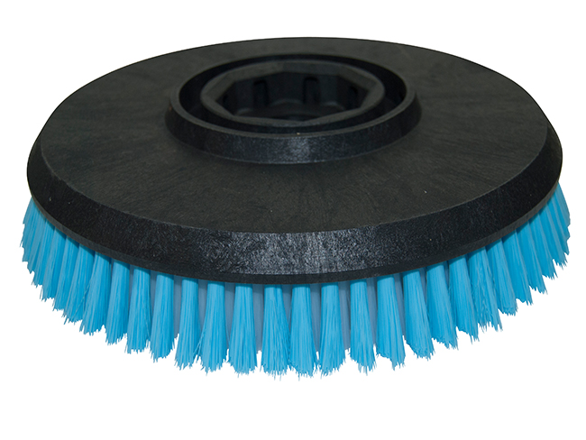 Produktbild Tellerbürste - Ø 300 / 325 mm - 13 ", Poly 0,3 mm glatt weiß