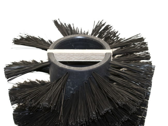 Produktbild Bürstwalze/Walzenbürste - 1110/300/8 R. S. - PP (Polypropylen) 0,70 mm schwarz