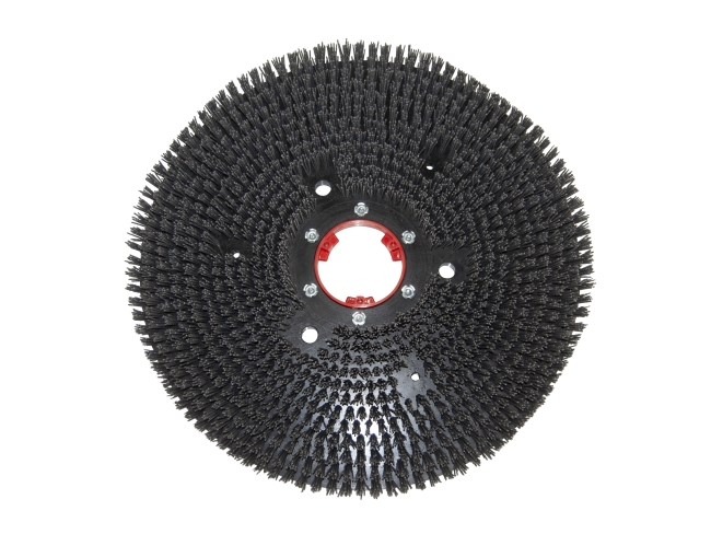 Produktbild Schleifkorn-Tellerbürste - Ø 530 mm - Grit/Tynex 1,5 mm für Gansow (IPC-Gansow) 40 BF 53 (roter Flansch)