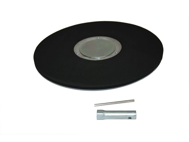 Produktbild Treibteller - Ø 430 mm, mit Gummi-Haftbelag für Schleifpapier für Kenter (Comac) Single 43 HD/HS/HDM/TS/3HP