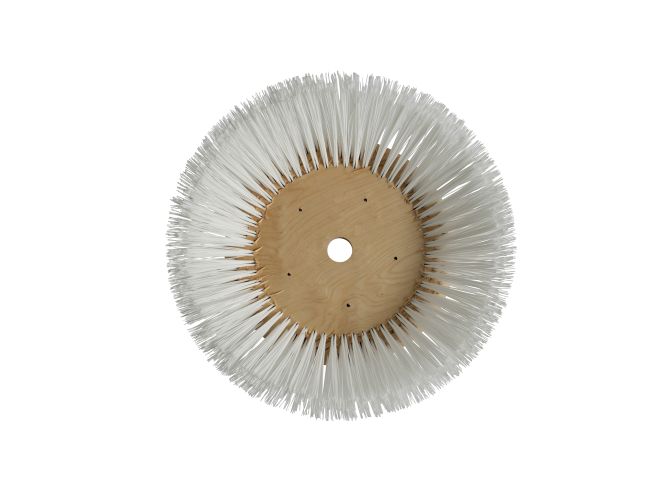 Produktbild Seitenbesen/Tellerbesen – Ø 450 mm/650 mm/3 Reihen