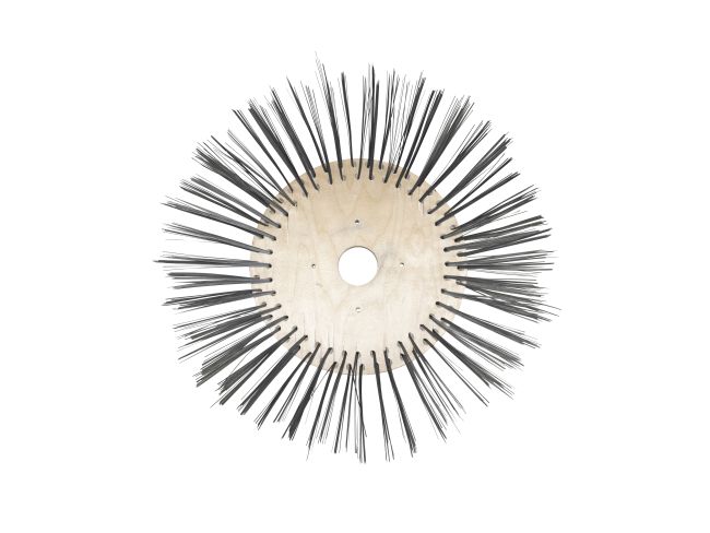 Produktbild Seitenbesen/Tellerbesen – Ø 350 mm/550 mm/2 Reihen