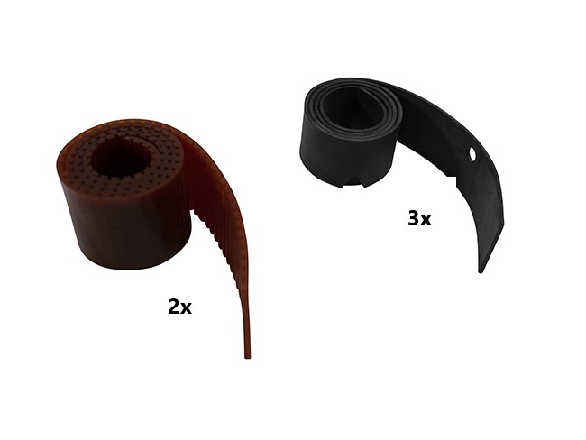 Produktbild Sauglippen-Satz (5 Stück) für Taski Combimat 600 E (gerader Saugfuss)