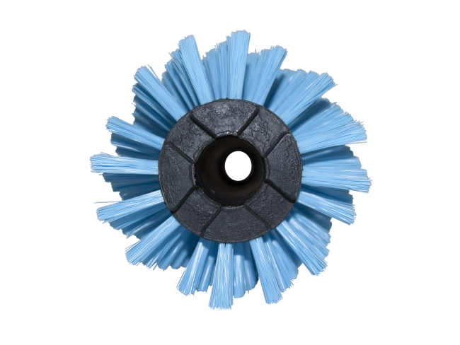 Produktbild Bürstwalze/Walzenbürste - 450/100 mm/16R V-Besatz - PP (Polypropylen) 0,30 mm blau