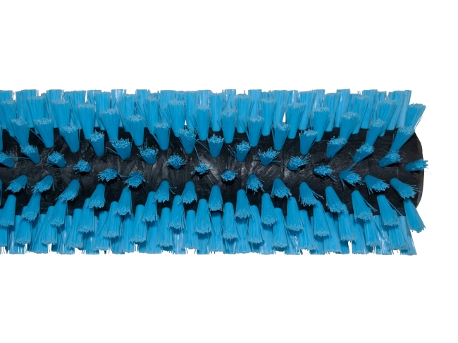 Produktbild Bürstwalze/Walzenbürste - 450/100 mm/16R V-Besatz - PP (Polypropylen) 0,30 mm blau