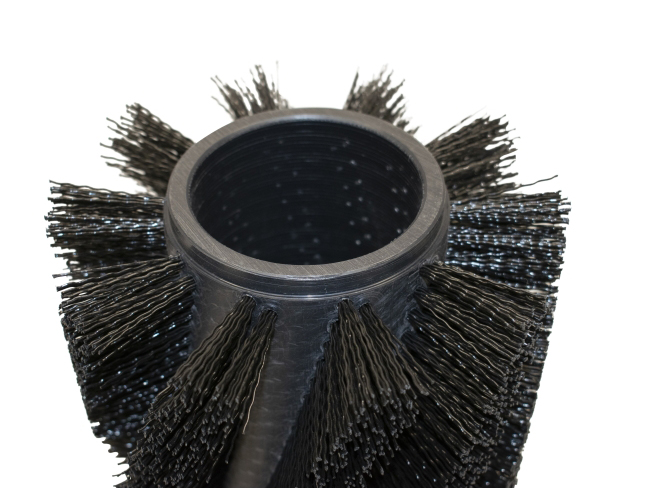 Produktbild Bürstwalze/Walzenbürste - 867/210 mm - PP (Polypropylen) 1,0 mm schwarz gewellt